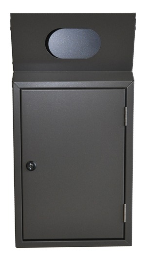 Bidoncino con apertura frontale per montaggio a muro o a palo – DOGTOILET