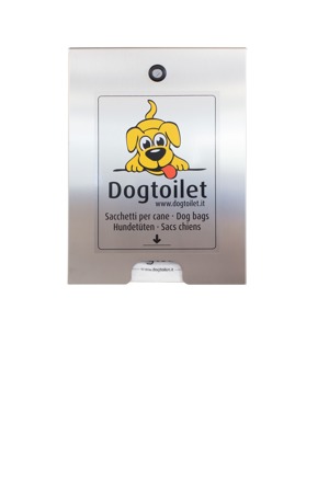 Contenitore sacchetti per cani DOGTOILET Pickobello INOX